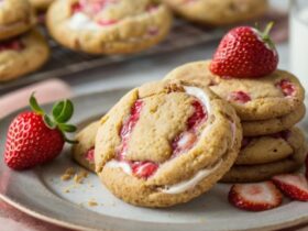 Strawberry Cheesecake Stuffed Cookies Recipe