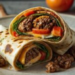 Air Fryer Cheeseburger Wraps Recipe