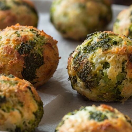 Baked Broccoli Cheese Balls Recipe