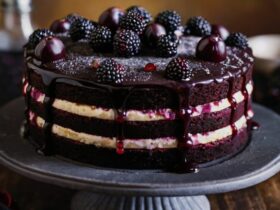 Blackberry Velvet Cake Recipe 