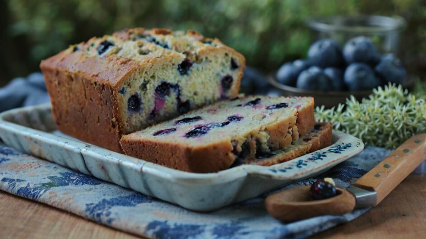 Blueberry Rhubarb Bread Recipe
