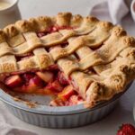 Brown Butter Strawberry Peach Pie Recipe