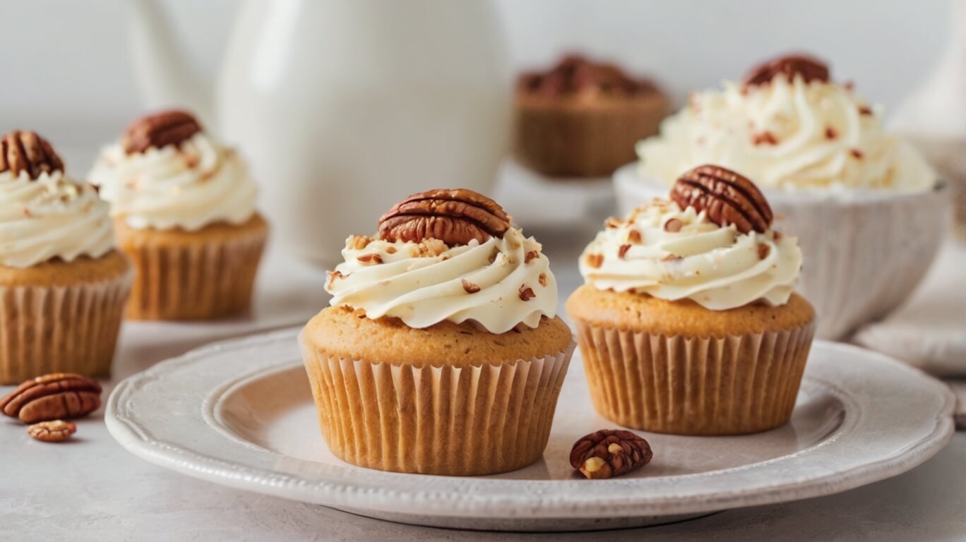 Butter Pecan Cupcakes Recipe
