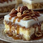 Butter Pecan Praline Poke Cake Recipe 