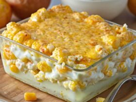 Cheesy Cream Cheese Corn Casserole Recipe