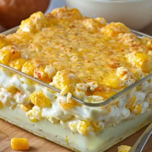 Cheesy Cream Cheese Corn Casserole Recipe