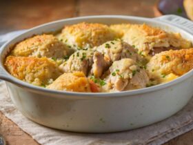 Chicken Cobbler Dinner Casserole Recipe