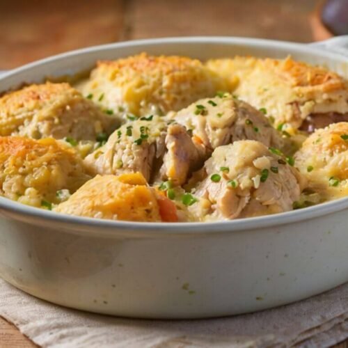 Chicken Cobbler Dinner Casserole Recipe