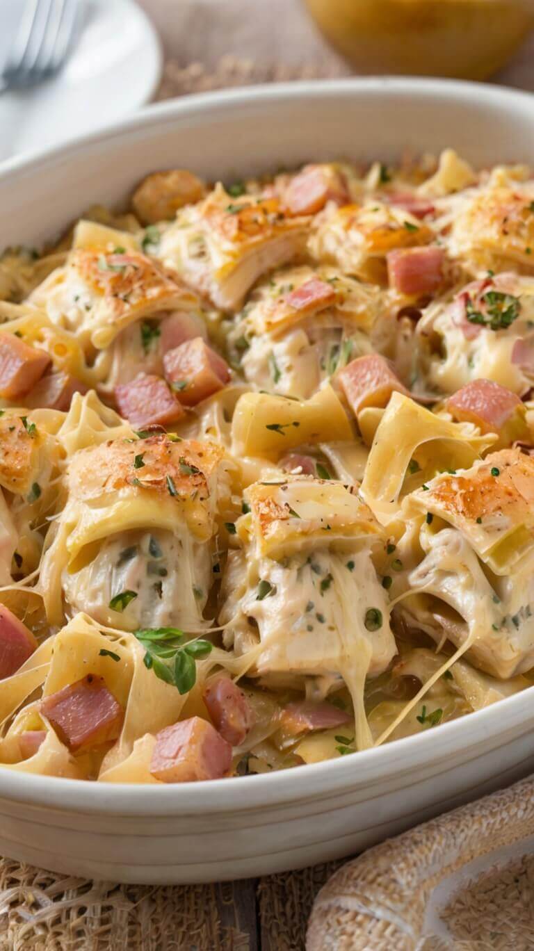 Chicken Cordon Bleu Casserole 