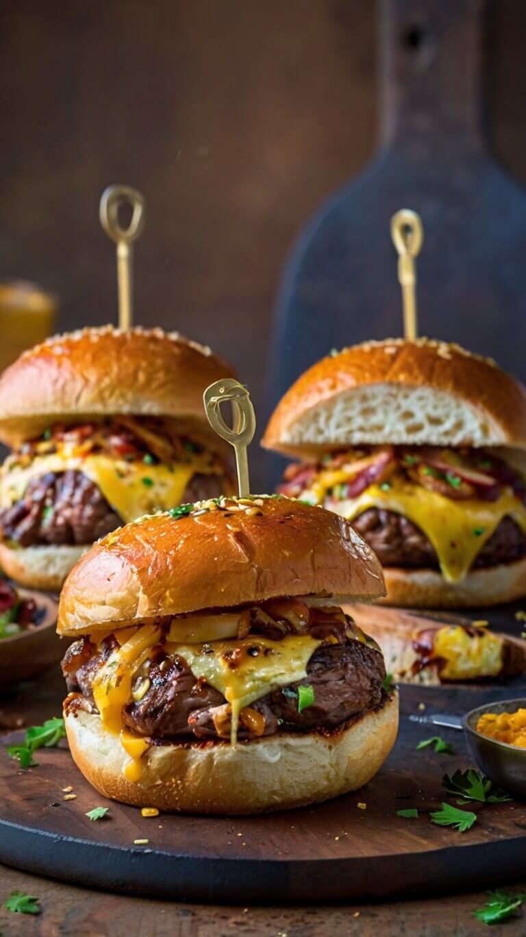 Cowboy Butter Steak Sliders