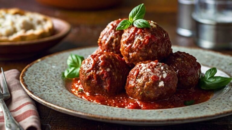 Creamy Ricotta Meatballs Recipe 