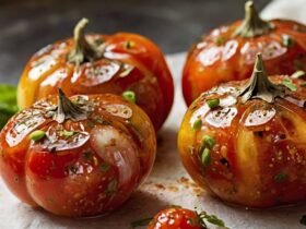 Garlic Marinated Tomatoes Recipe
