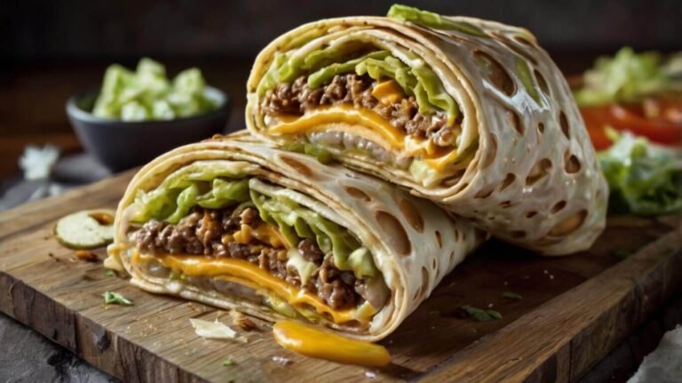 Homemade Big Mac Wraps With Special Sauce Recipe