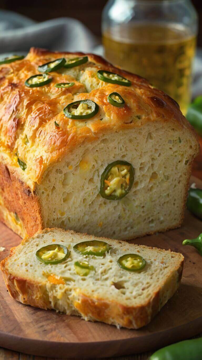 Jalapeno Cheddar Beer Bread