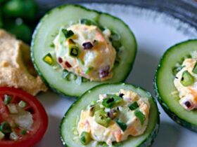 Jalapeno Popper Cucumber Salad Recipe