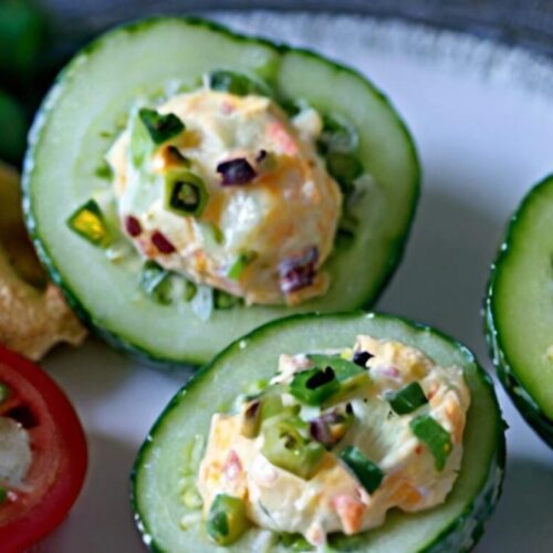 Jalapeno Popper Cucumber Salad Recipe
