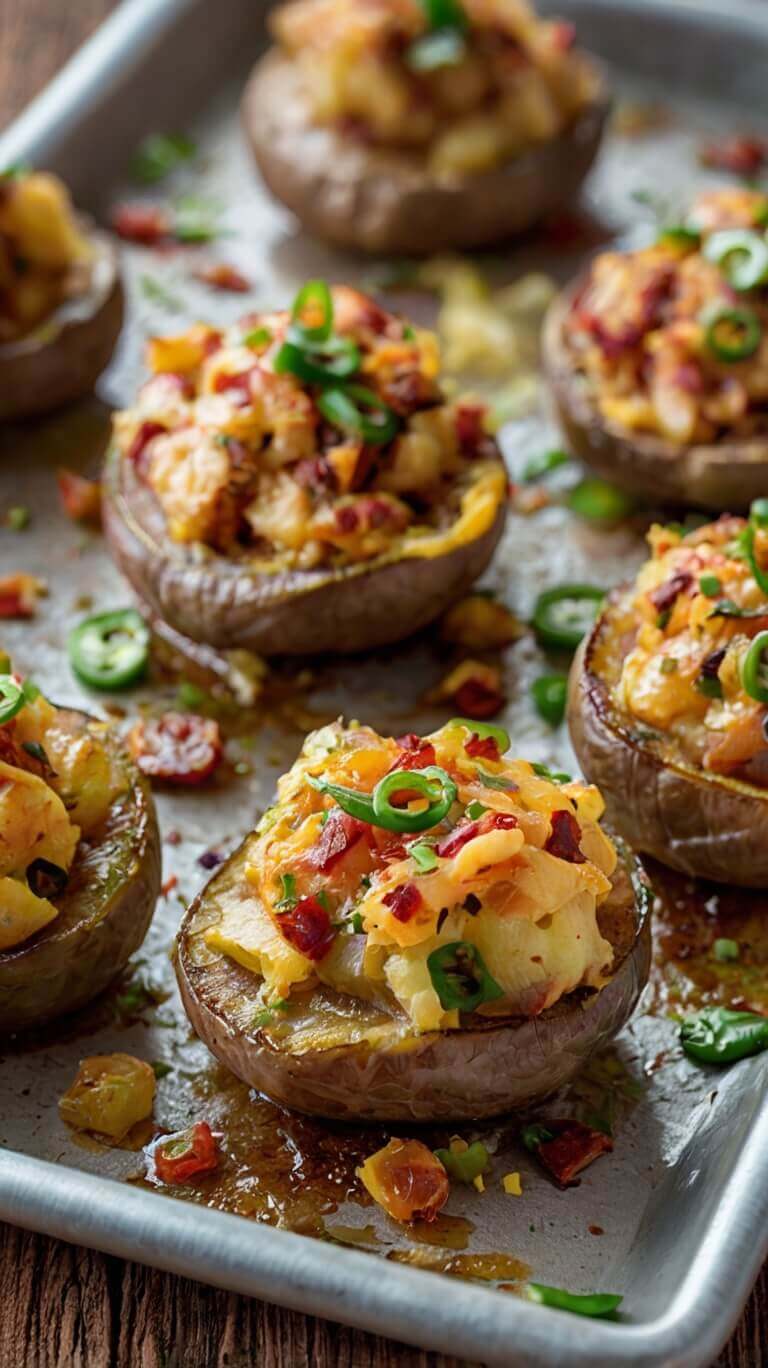 Jalapeno Popper Smashed Potatoes