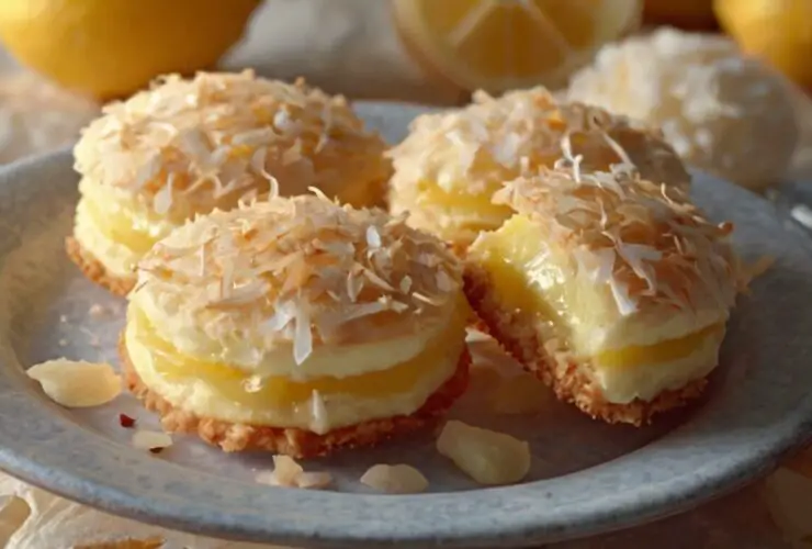 Lemon Coconut Cheesecake Cookies Recipe