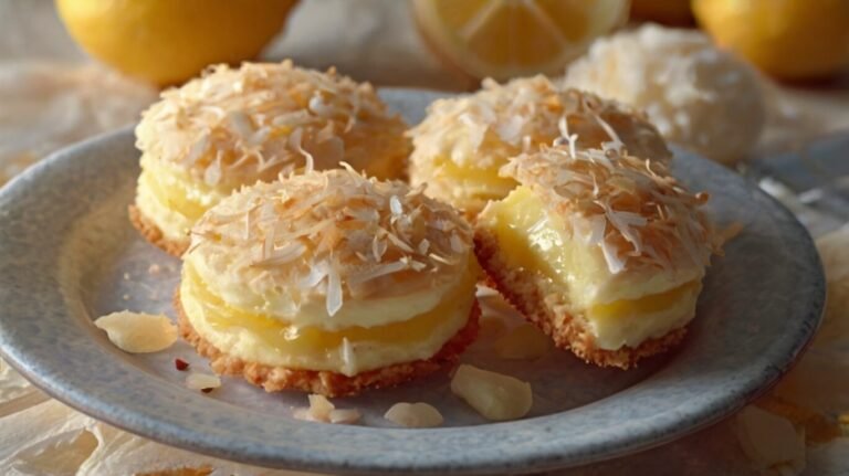 Lemon Coconut Cheesecake Cookies Recipe