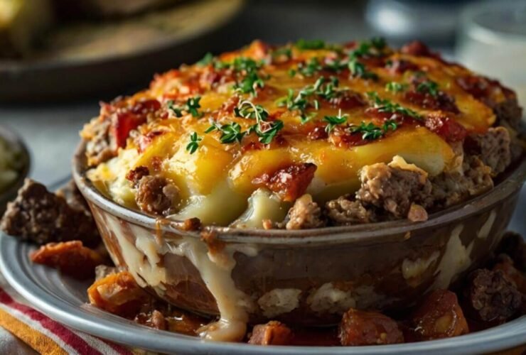 Loaded Potato And Meatloaf Casserole Recipe
