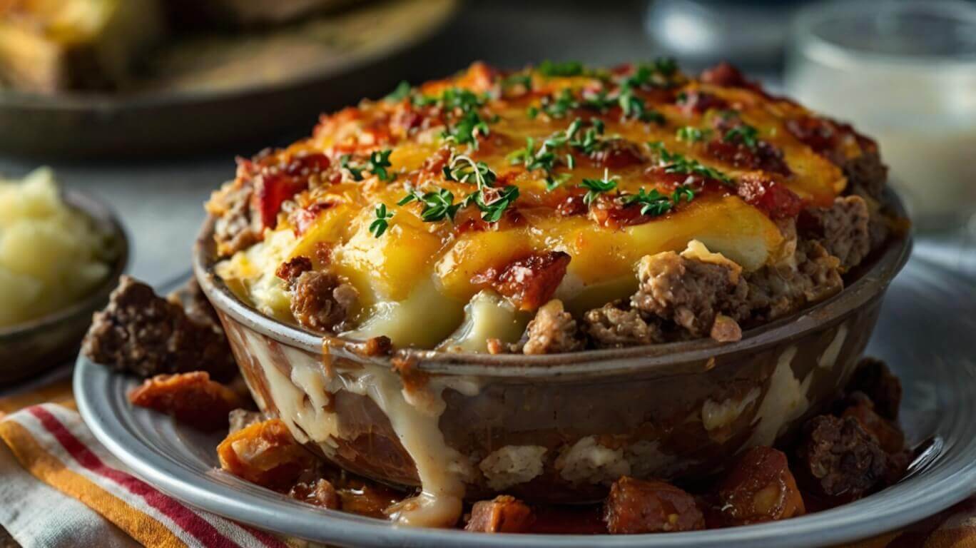 Loaded Potato And Meatloaf Casserole Recipe