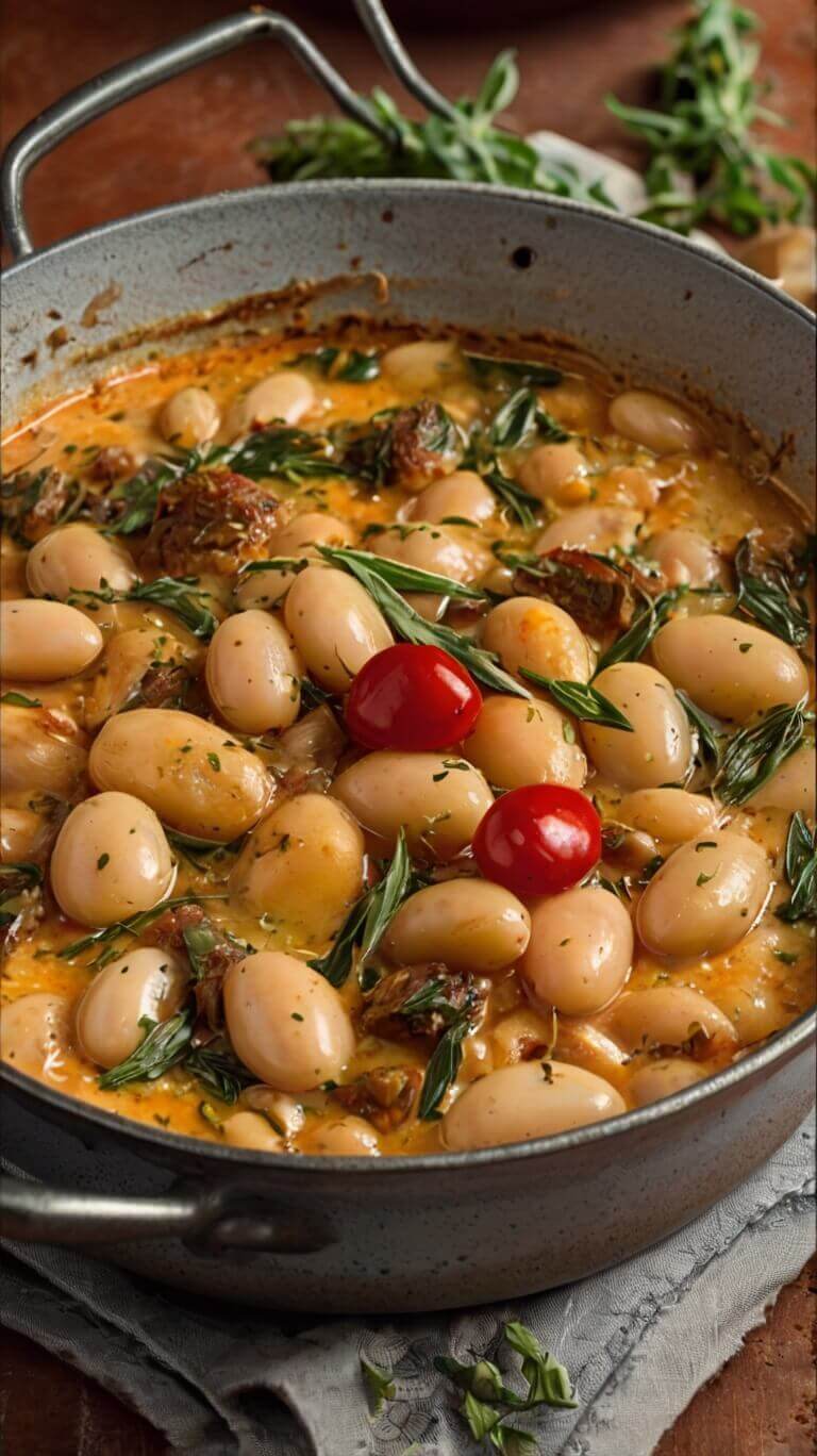 Marry Me Butter Beans In Creamy Tuscan Sauce