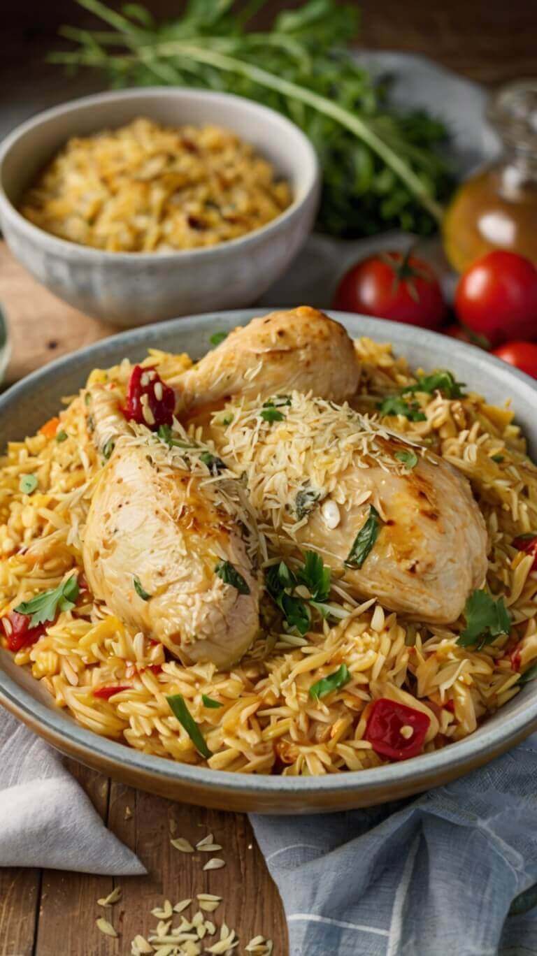 Marry Me Chicken Orzo