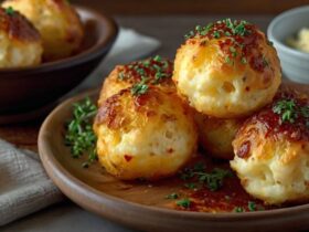 Mashed Potato Cheese Puffs Recipe