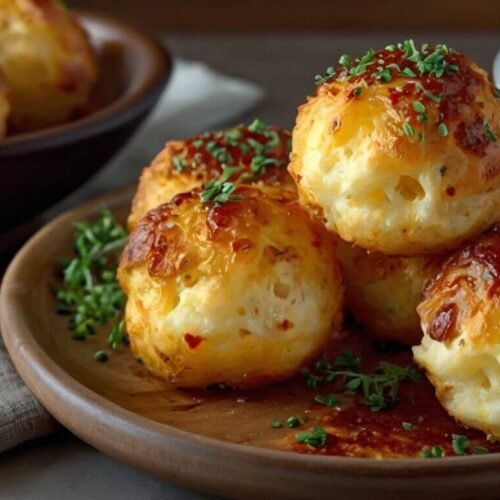 Mashed Potato Cheese Puffs Recipe