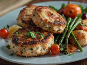 Mediterranean Chicken Patties Recipe 