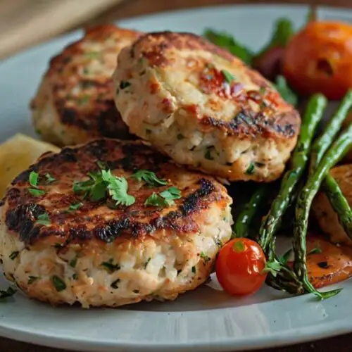 Mediterranean Chicken Patties Recipe