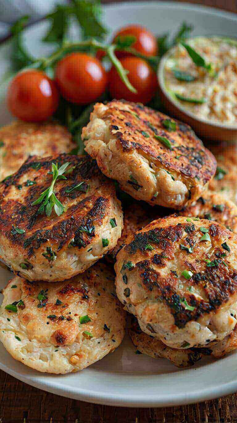 Mediterranean Chicken Patties