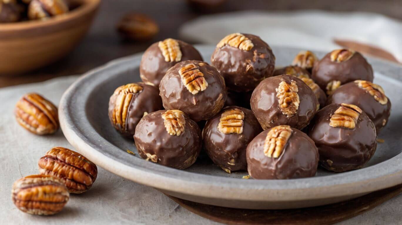 No Bake Pecan Pie Balls Recipe