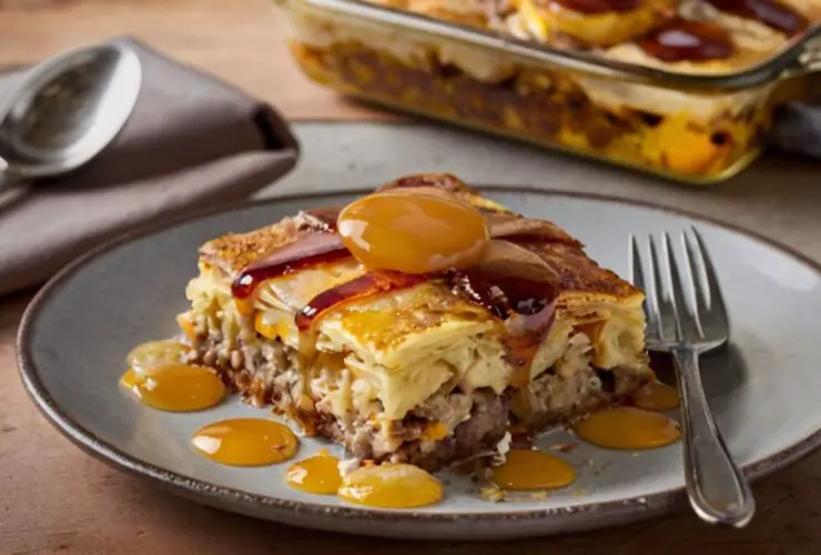 Pancake Sausage Breakfast Casserole Recipe