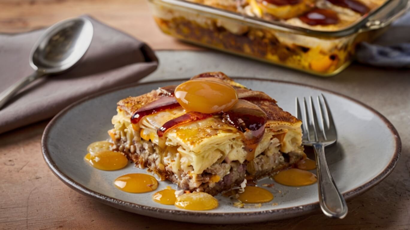 Pancake Sausage Breakfast Casserole Recipe