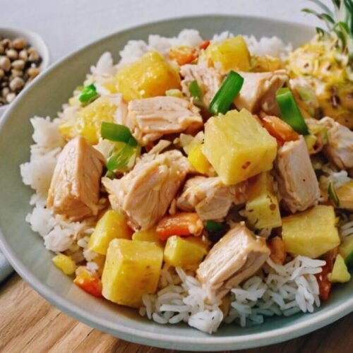 Pineapple And Chicken With Jasmine Rice Recipe