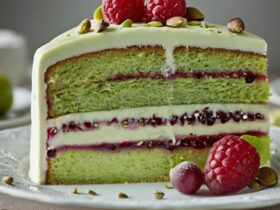 Pistachio Raspberry Dream Cake Recipe