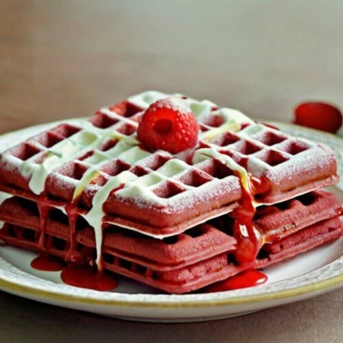 Red Velvet Waffles Recipe