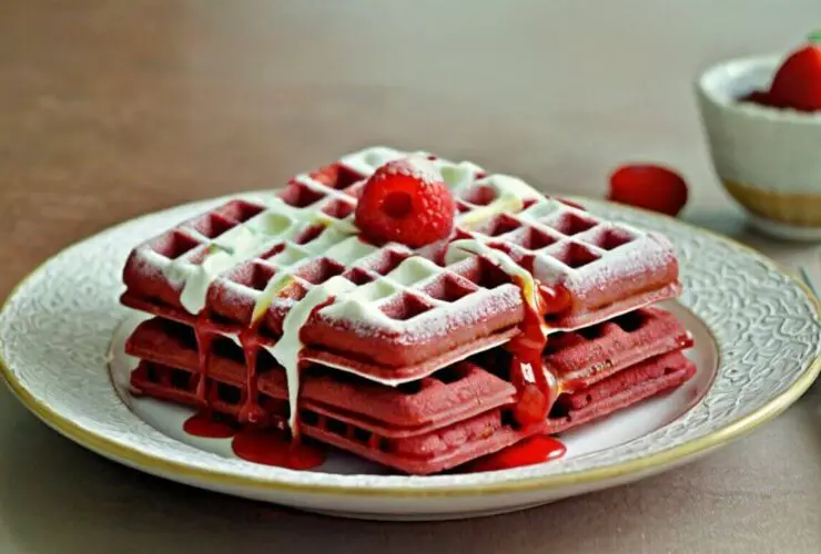 Red Velvet Waffles Recipe