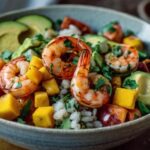 Shrimp And Avocado Bowls With Mango Salsa Recipe