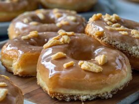 Soft Baked Maple Donut Bars Recipe 