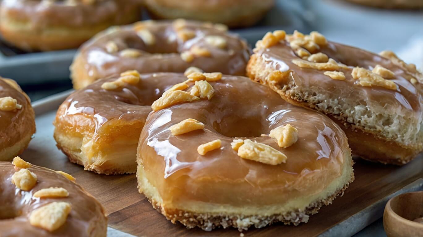 Soft Baked Maple Donut Bars Recipe 