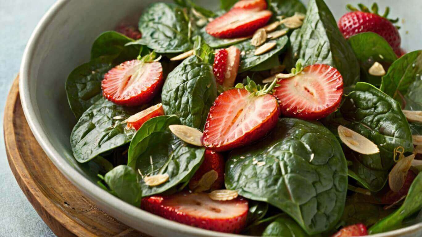 Spinach Strawberry Salad Recipe