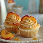 Sweet Peach Bellini Cupcakes Recipe