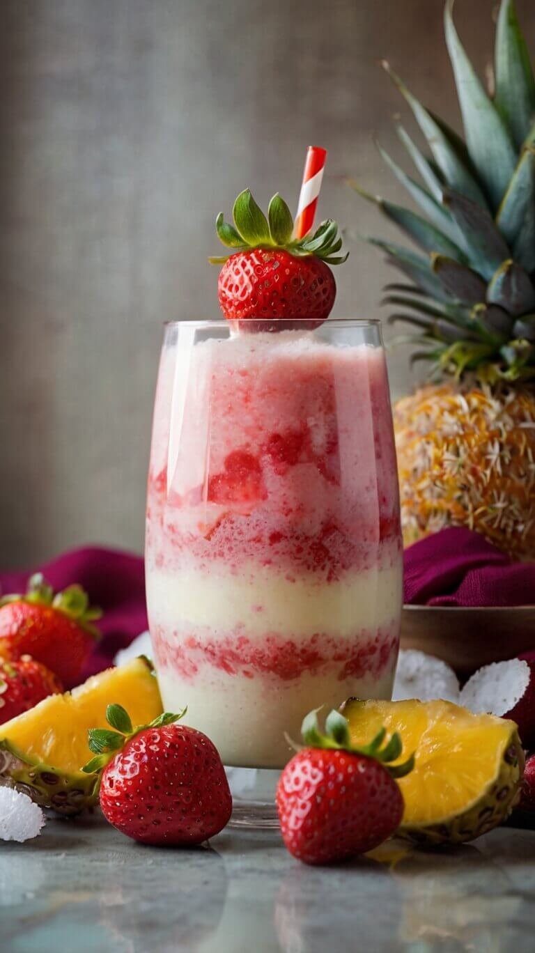 Tropical Strawberry Colada Smoothie