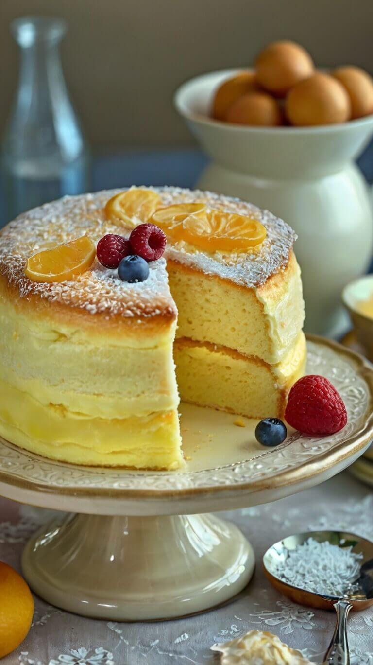 Yogurt Cloud Cake 