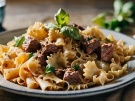 Beef and Bowtie Pasta Recipe