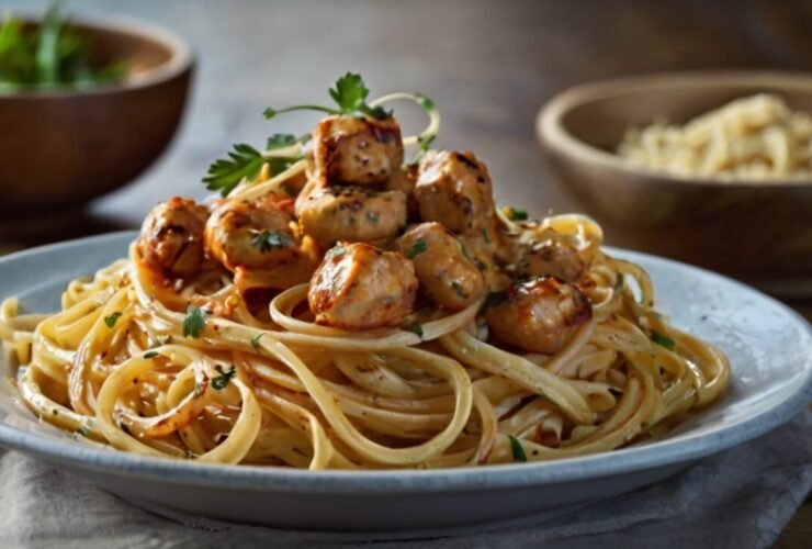 Cowboy Butter Chicken Linguine Recipe