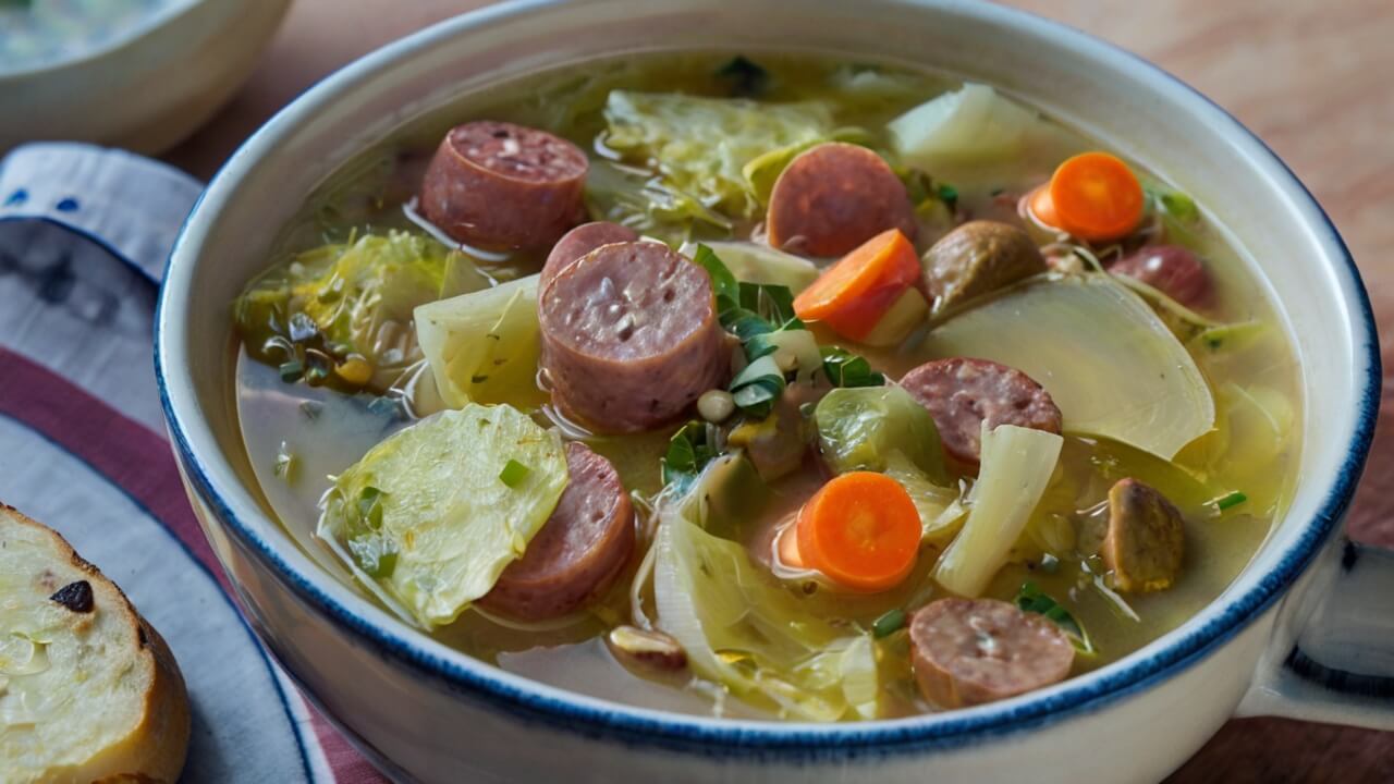 Cabbage Sausage Potato Soup Recipe