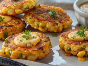 Cheesy Corn Fritters Recipe
